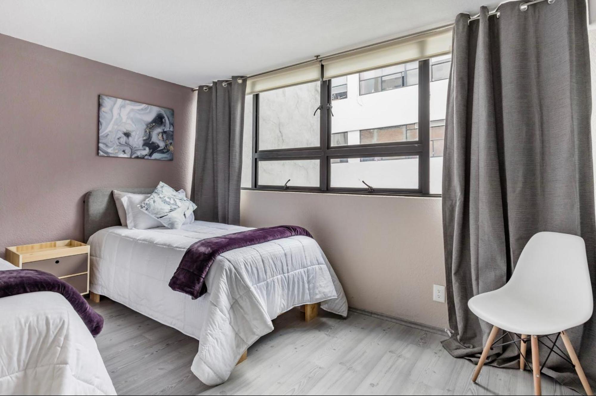 Cozy Roma Norte Flat - Parking- Wifi - Sleeps 6 Mexico City Exterior photo